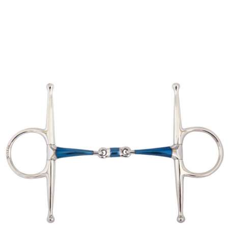 BR Double Jointed Full Cheek Snaffle Sweet Iron 14 mm