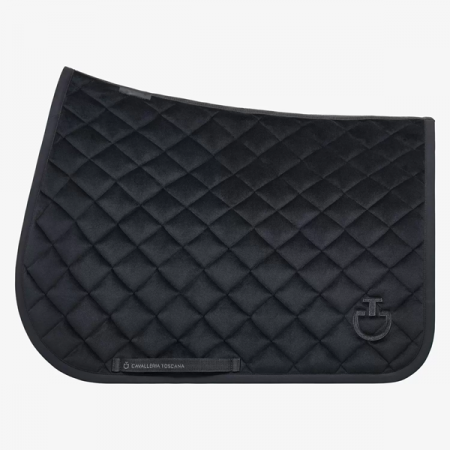 CT Velvet Jumping Saddle Pad