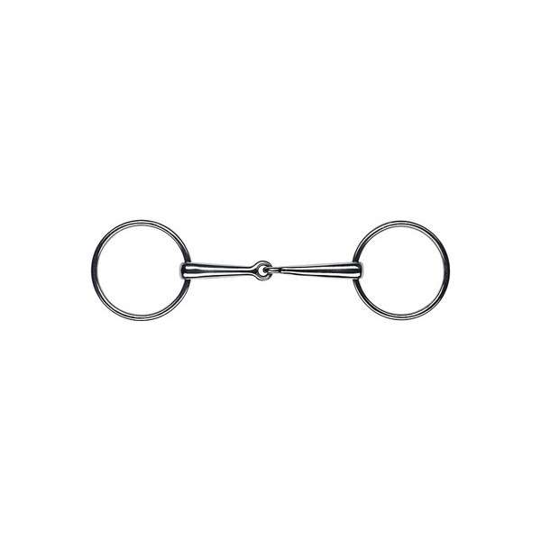 Feeling Stainless Steel Snaffle with Large rings for Weymouth