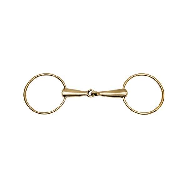 FEELING Large rings snaffle, German silver