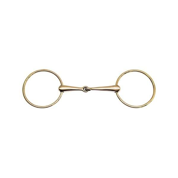 FEELING Large rings snaffle, German silver