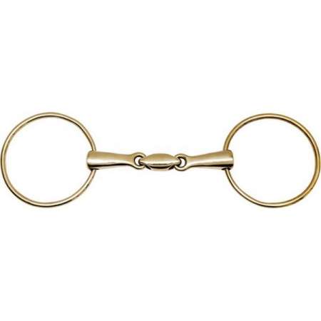 FEELING “Anatomic” large rings snaffle, German Silver