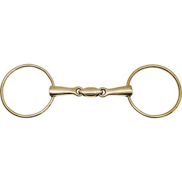 FEELING “Anatomic” large rings snaffle, German Silver