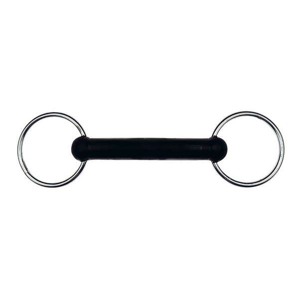 FEELING Rubber unjointed ring snaffle