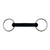 FEELING Rubber unjointed ring snaffle 20mm