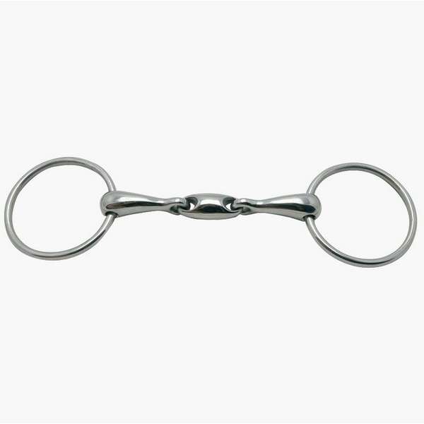 Loose ring snaffle, double jointed