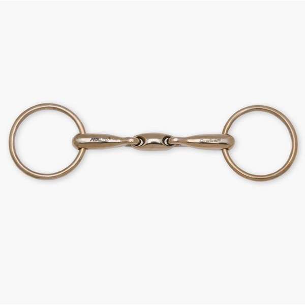 Loose ring snaffle Cyprium, double jointed