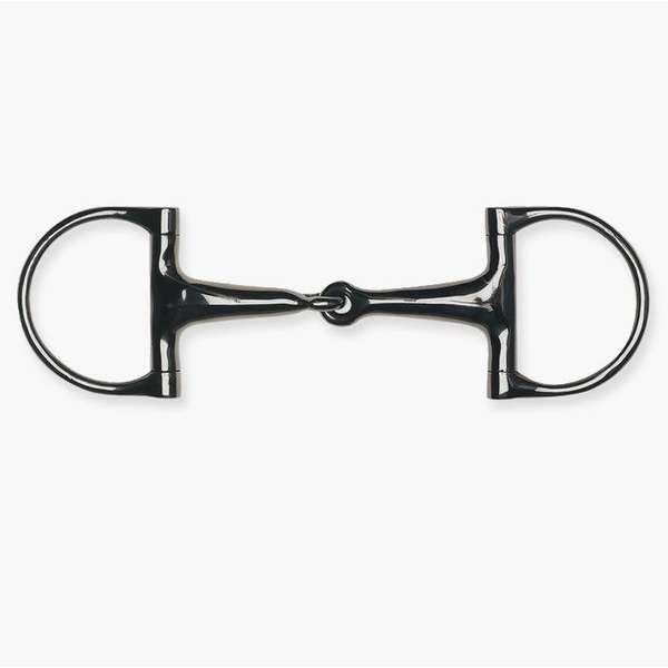 D-ring snaffle, single jointed