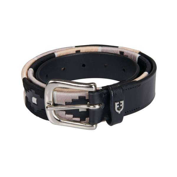 Leather Belt with Southwest Patterm