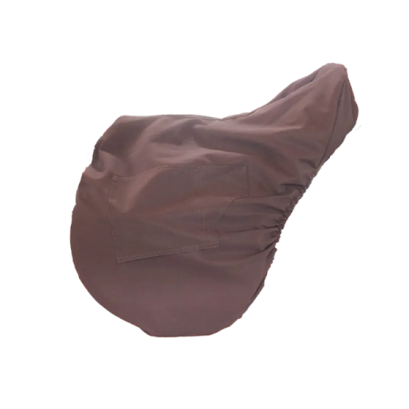 Housse de Selle avec plaque en or