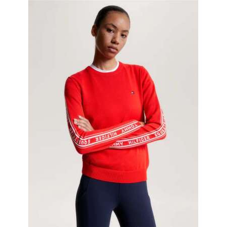 Seattle Jacquard Logo Sweater Women