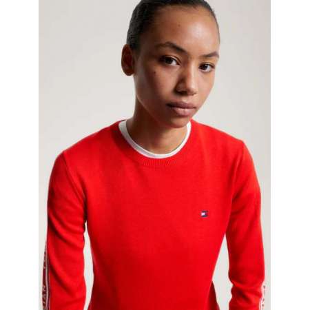 Seattle Jacquard Logo Sweater Women