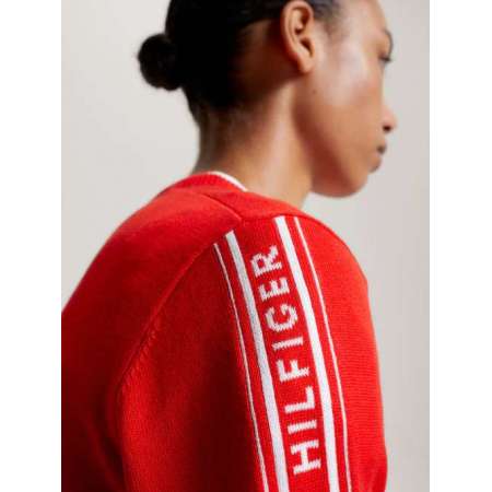 Seattle Jacquard Logo Sweater Women