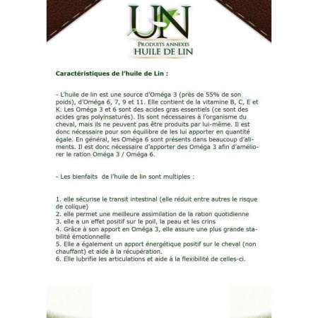 Huile de Lin