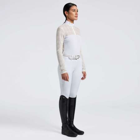 CT Sheer Jacuard Jersey Zip