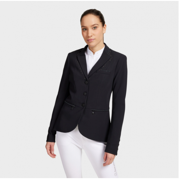 Victorine Crystal Fabric Competition Jacket
