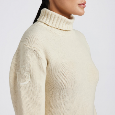 Pull CT Col Roulé Laine Oversized