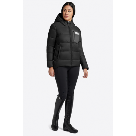 RG Nylon Gewatteerde Pufferjas met Capuchon