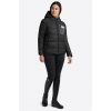RG Nylon Gewatteerde Pufferjas met Capuchon