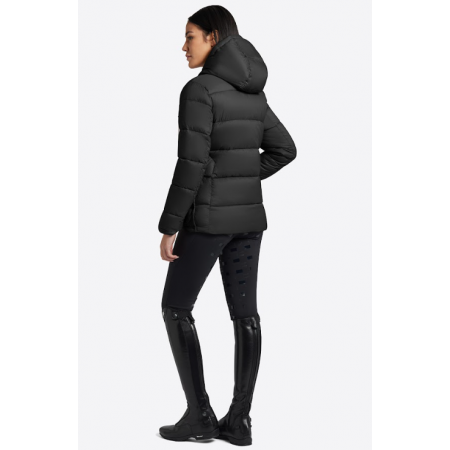 RG Nylon Gewatteerde Pufferjas met Capuchon