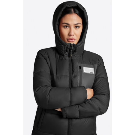 RG Nylon Gewatteerde Pufferjas met Capuchon