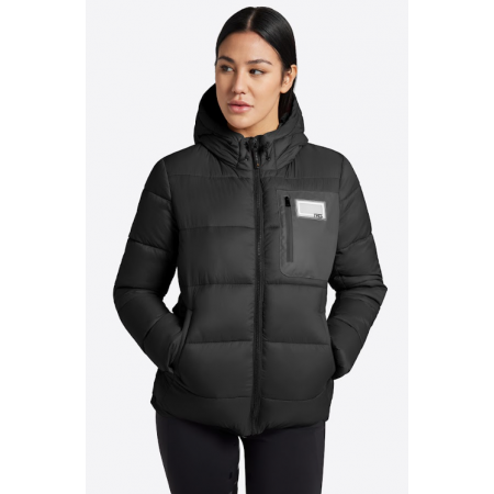 RG Nylon Gewatteerde Pufferjas met Capuchon