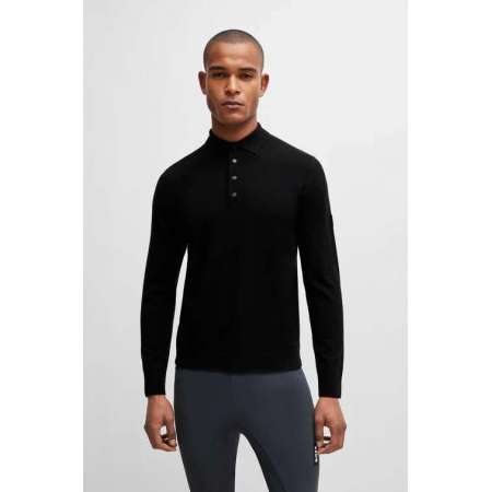 Polo en maille de luxe BOSS Jude