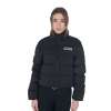 Equestro Women's cropped down jacket stretch fabric