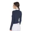 Equestro Dames Wedstrijd Polo in Technisch en Mesh Stof