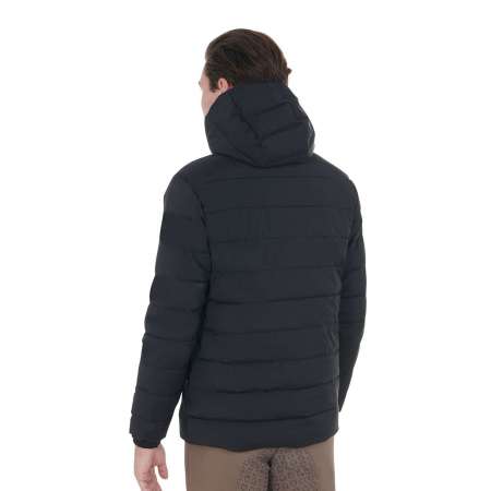 Equestro man cropped donsjas van stretchstof