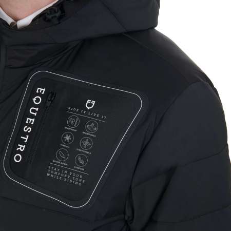 Equestro man cropped donsjas van stretchstof