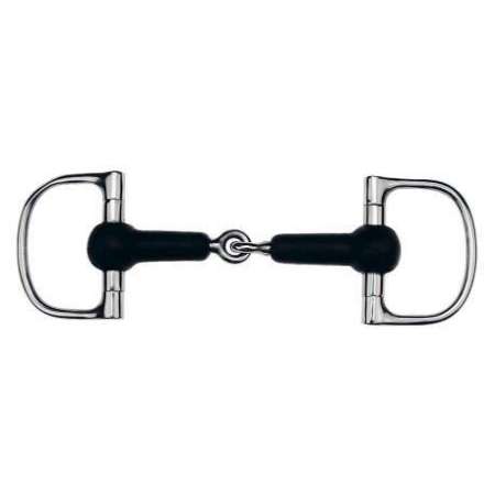 FEELING Jointed Dee snaffle with rubber