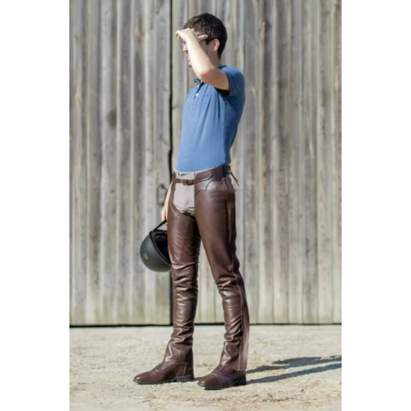 Long Chaps Cuir Dy'On