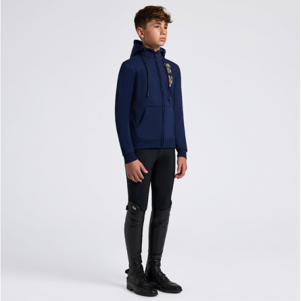 CT hoodie met diagonale rits - Zomer 25
