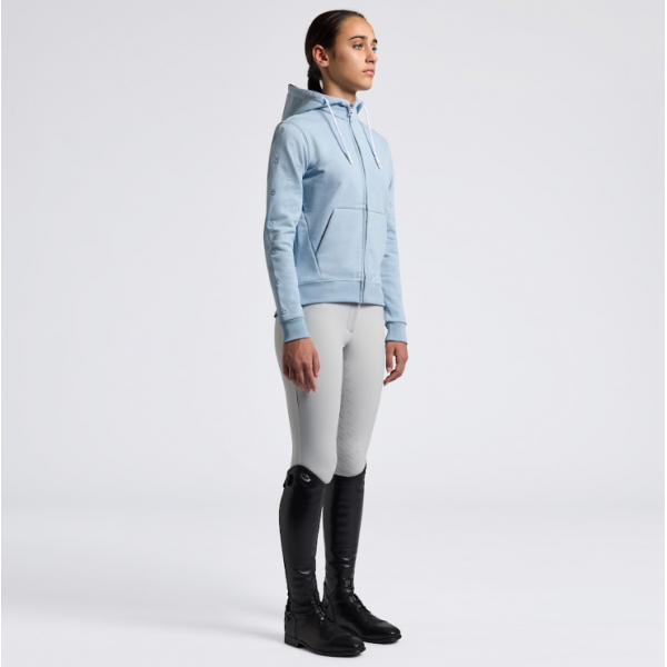 CT Diagonal Zip Hoodie Girl - Summer 25