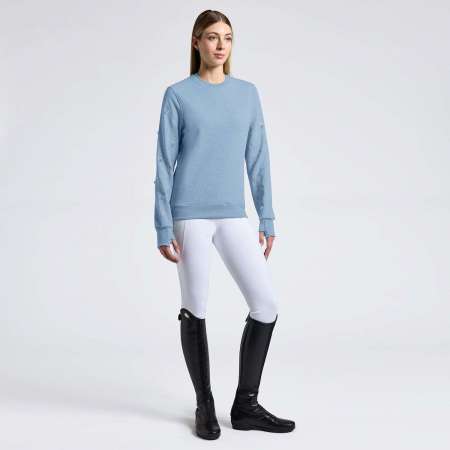 Cavalleria Toscana women's crew neck sweatshirt Summer 25