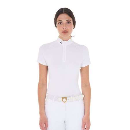 Dames slim fit stretch wedstrijdpolo Taline - ZOMER25