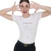 Dames T-Shirt Jumping Diamonds - ZOMER25