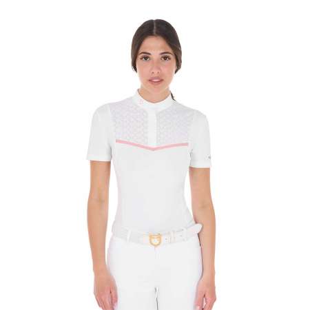 Dames Knit Tape Wedstrijd Polo - ZOMER25