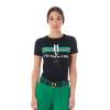 Women's Stripe Horse Club cotton T-shirt - SUMMER25