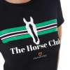 Women's Stripe Horse Club cotton T-shirt - SUMMER25