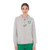 Dames hoodie met rits en eponge logo - ZOMER25