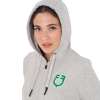 Dames hoodie met rits en eponge logo - ZOMER25