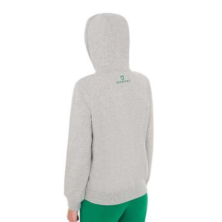 Women's hoodie with zip and sponge logo - SUMMER25