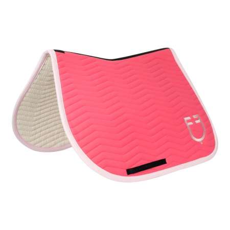 Wave Quilting jumping saddle pad in technical fabric - SUMMER25