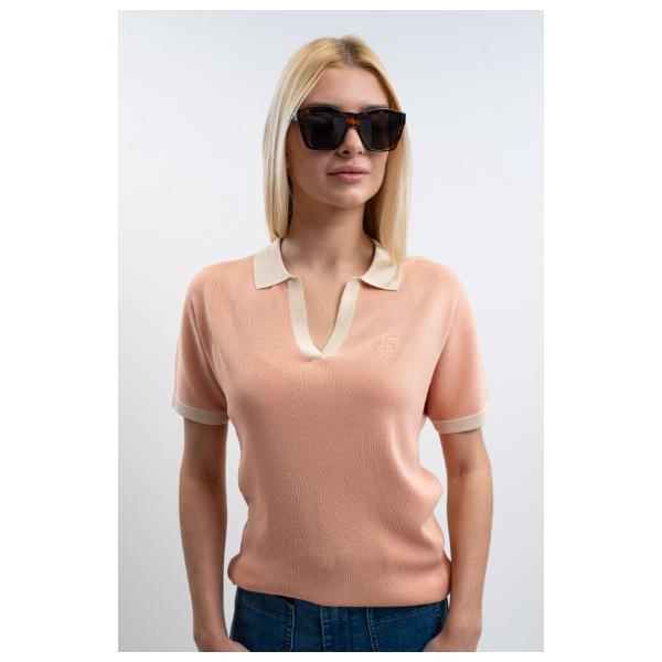 Peach Polo SS25