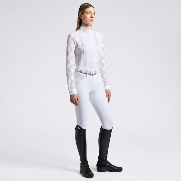 Perforated Jacquard & Jersey Polo - ZOMER25