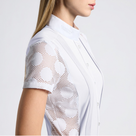 Polo Perforated Jacquard & Jersey - ETE25
