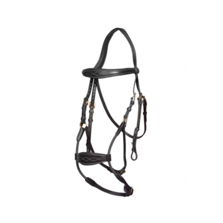 D Collection Elastic Hybrid Noseband Bridle