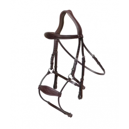 New English Collection Elastic Hybrid Noseband Bridle